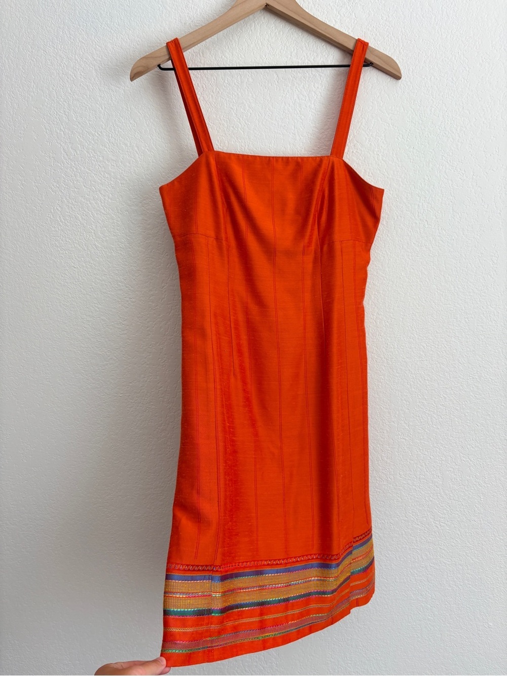 RARE Alain Manoukian Orange Shift Dress